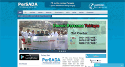 Desktop Screenshot of indopersada.net