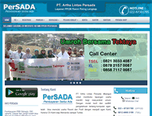 Tablet Screenshot of indopersada.net